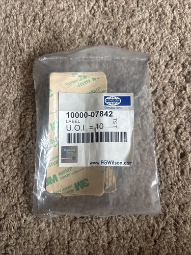 Wilson 10000 07842 - wilson, label