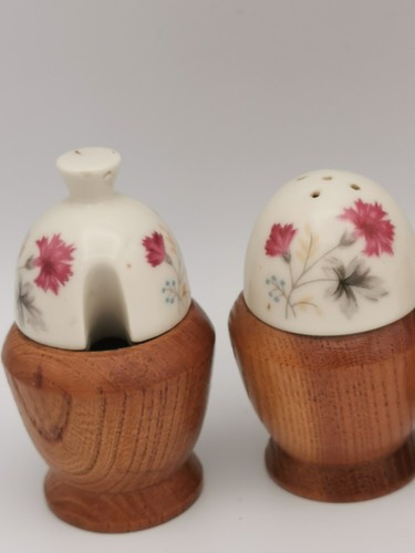 Vintage salt pepper - pepper, cruets