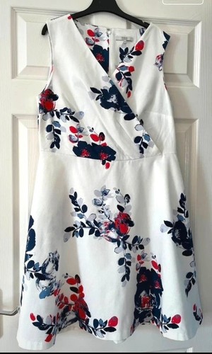 Ladies white floral motif - ladies,