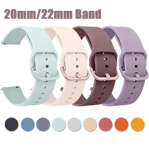 20mm silicone watch strap - watch,