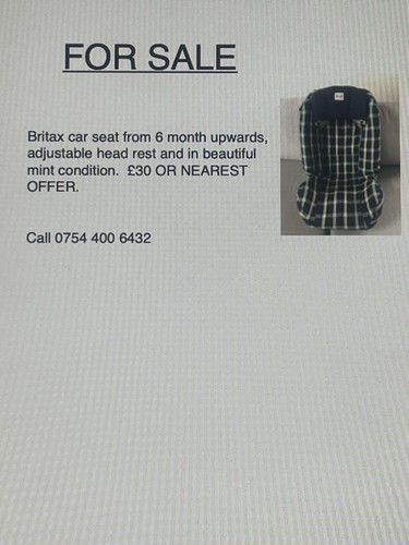 Child britax car - car, seat