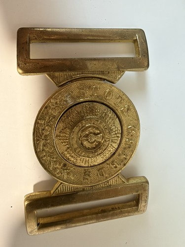 Scots guards brass waist belt - scots,