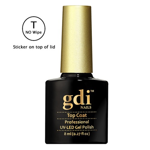 Gdi nails glossy wipe top - nails, no