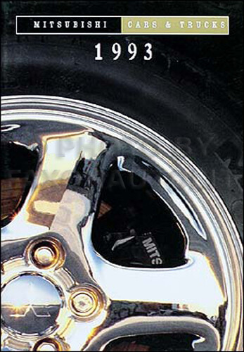 1993 mitsubishi sales brochure - sales,