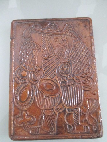 Vintage 1960s french tile - vintage,