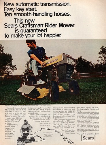 1969 sears craftsman riding - 1969,