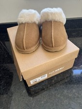 Aus Wooli Australia Sheepskin Slippers Size 4 New With Box Rrp £114