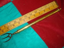 brass telescopic toasting fork