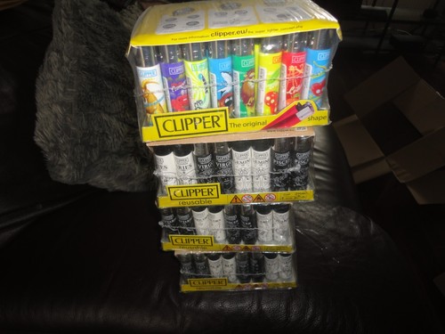 Clipper lighters full - x,