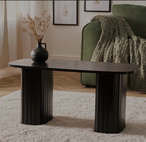 Black coffee table - black,