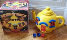 Vintage 1981 Big Yellow Teapot