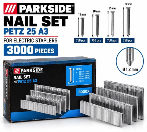 Parkside nail set petz a3 - nail,