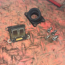 KAWASAKI KX60 KX 60...INLET MANIFOLD WITH REEDS..AND BOTLS BARREL JUG