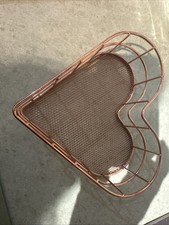 Heart Shaped Metal Basket Rose