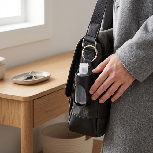Black inhaler holder case - black,