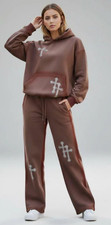 Womens Ladies Tracksuit Fleece