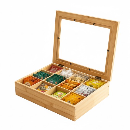 Tea caddy bag dispenser - caddy,