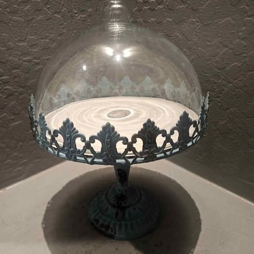 Shabby chic metal cake - shabby,