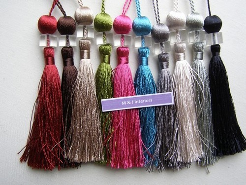 Lunar beaded key tassels - lunar,