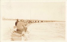 NE Houghton Lake MI RPPC TOWED