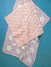Baby Crochet Pattern Pram Cover Blanket Cot Cover Blanket DK 325