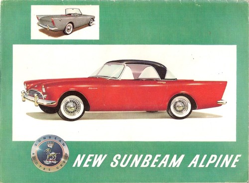 Sunbeam alpine series - alpine,