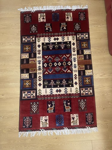 Antique small uzbek afghan - antique,