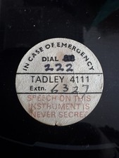 Genuine Vintage GPO Dial