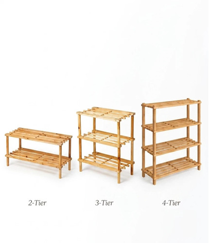 Freestanding wooden shoe - freestanding,