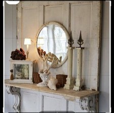 Set Of 2 Shabby Chic Wooden