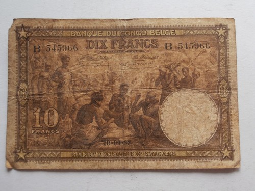 Belgian congo 10th - congo, september