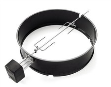 Rotisserie spit for Weber