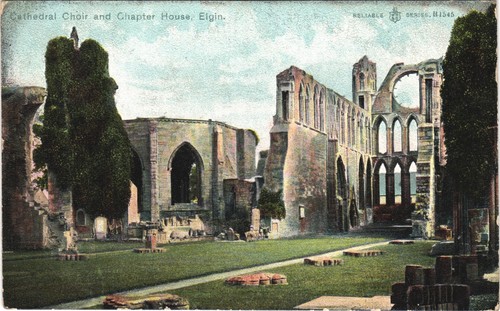 Elgin ruins postcard james - postcard, to