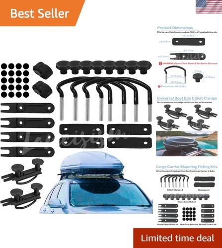 Universal roof box fitting - box,