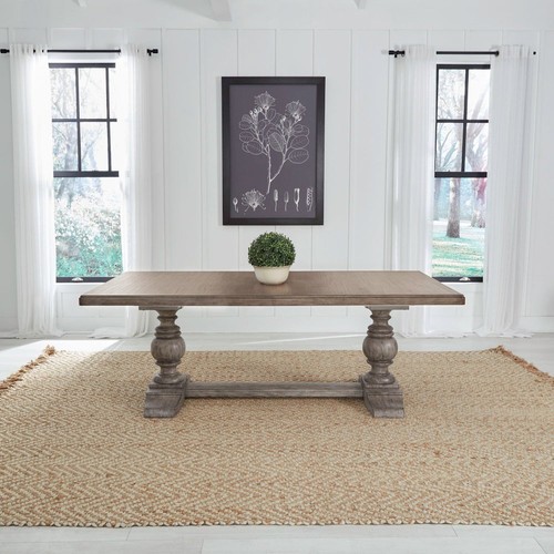 River place trestle table self - river,