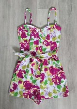 LIPSY size 6 - 8 white FLORAL