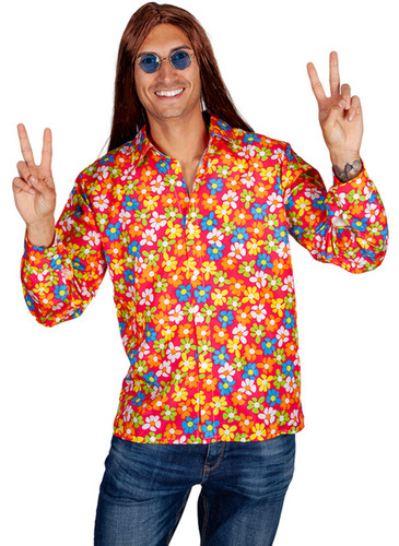 Hippie shirt adults 60s 70s - shirt,