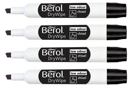 Berol thick chisel drywipe - berol,