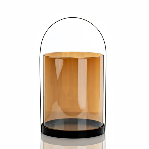 Amber coloured glass - amber,