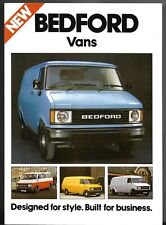 Bedford CF Vans 1980-1981 UK Market Launch Foldout Brochure 230, 250, 280 & 350