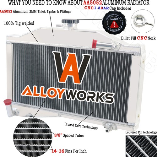 Row aluminum radiator for - 2,