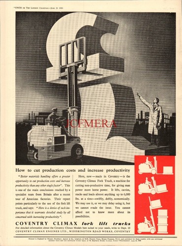 Coventry climax fork - coventry, lift