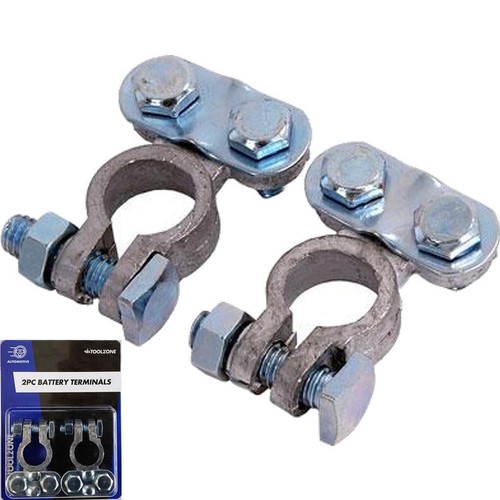 Toolzone 2pc battery terminals - 2pc,