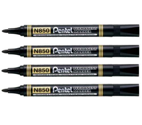 Pentel n850 black bullet - pentel, tip