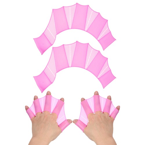 Silicone swimming gloves - silicone,