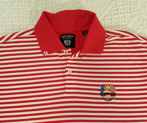 Ashworth red and white striped - red,