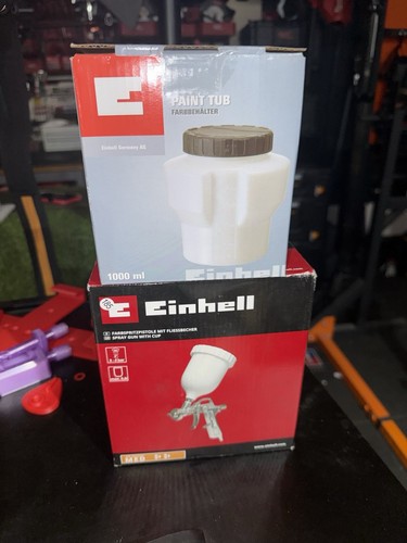 Einhell paint spray gun and - paint,
