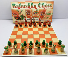 Babushka Chess Set Doll