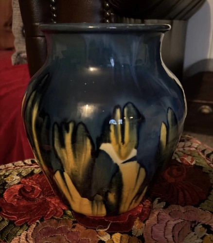 Belgium art pottery vase - belgium,