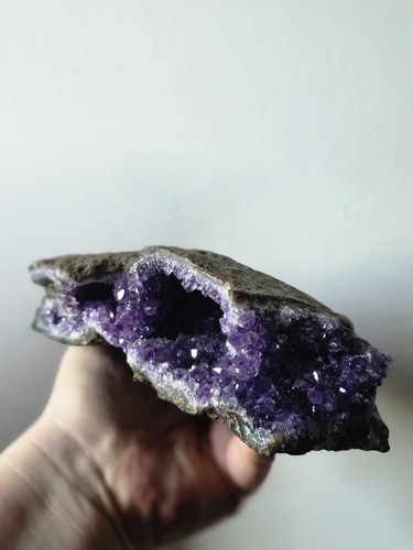 Natural amethyst geode cave - geode,